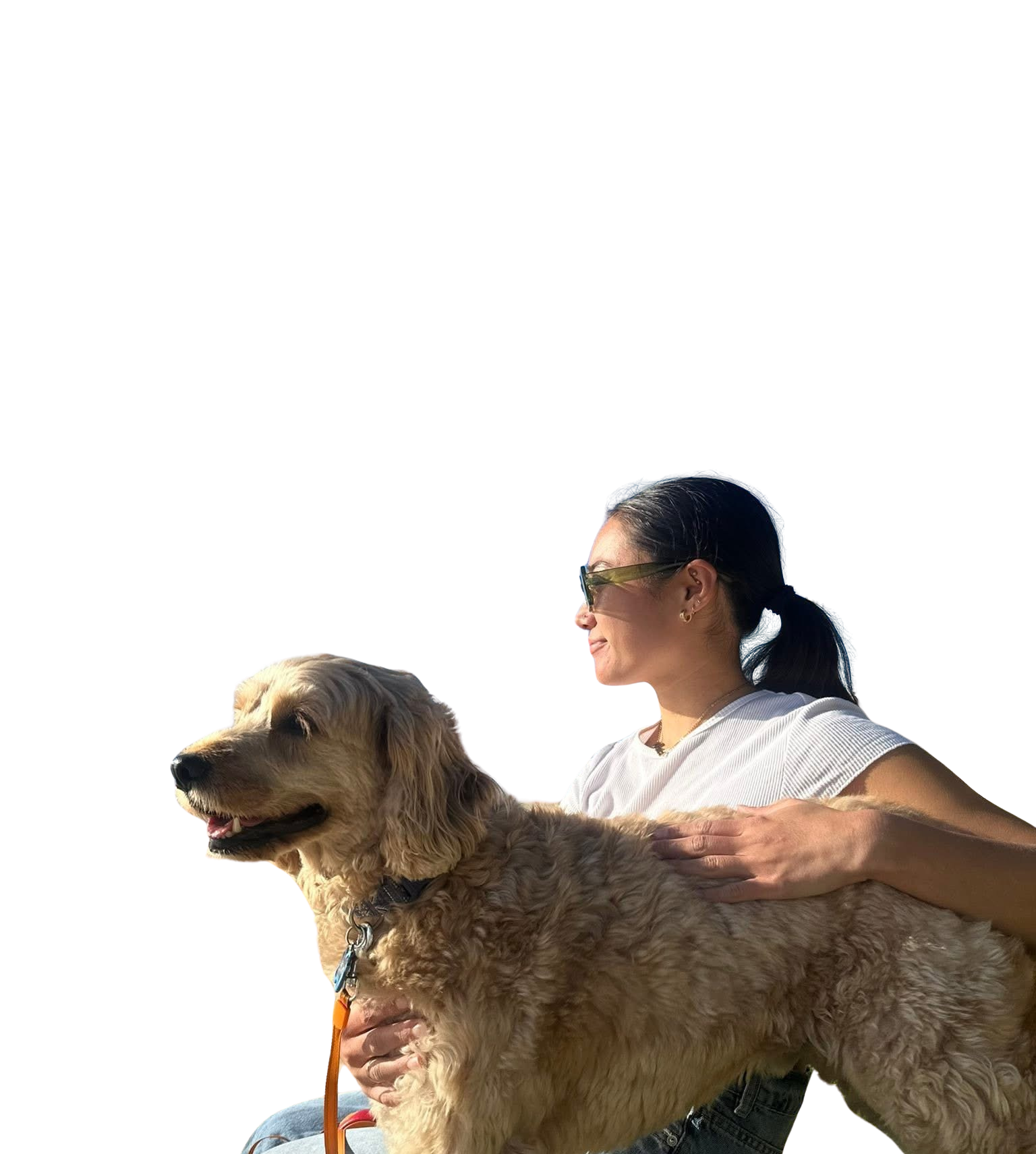 JoJo with her dog
